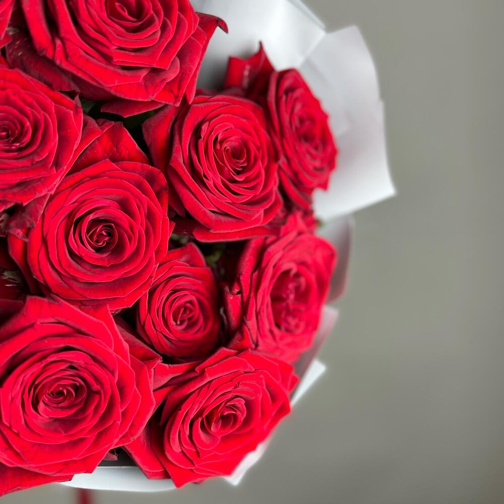 Букет «Красный бархат» – роскошь эквадорских роз Цивильск Чувашская Республика