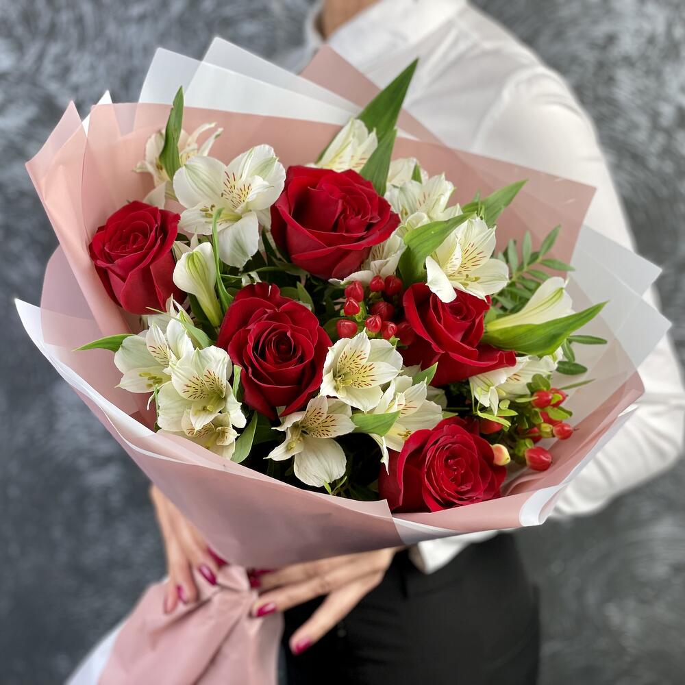 Букет «Нуар» – контраст страсти и нежности Цивильск Чувашская Республика