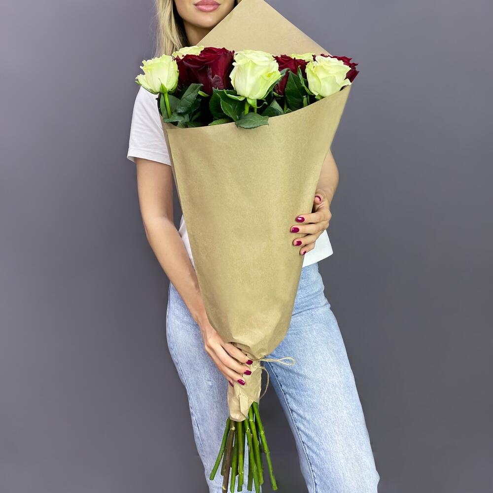 Букет «Инь-Ян» – гармония страсти и чистоты Цивильск Чувашская Республика